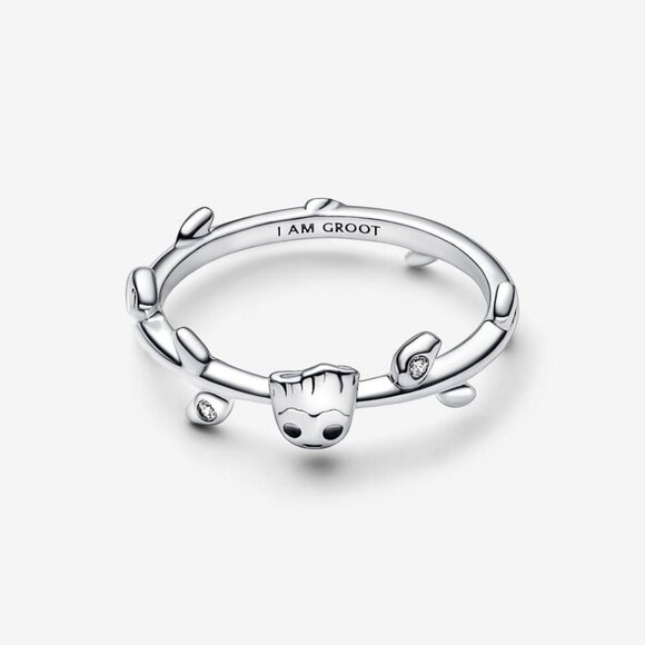Pandora Marvel Guardians of the Galaxy Groot Leaf Ring - Picture 3 of 5
